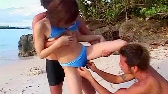 Karen Kisaragi's Japanese Outdoor Sex Adventure with Tiny 18+ Boobs