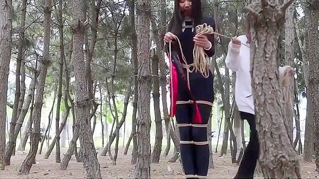 Lost Japanese Beauty Gets Hardcore Fucked by Stranger in Woods