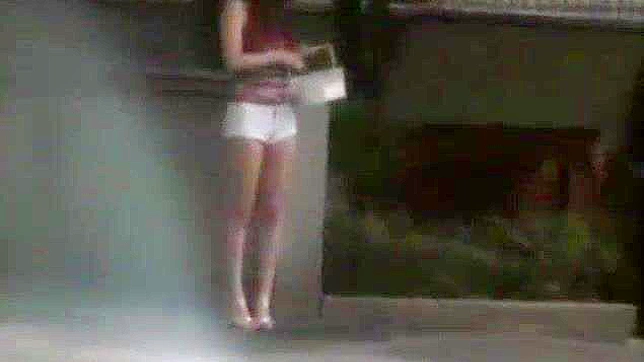 Leila Aisami Gives Hot Blowjob Before Rough Outdoor Sex