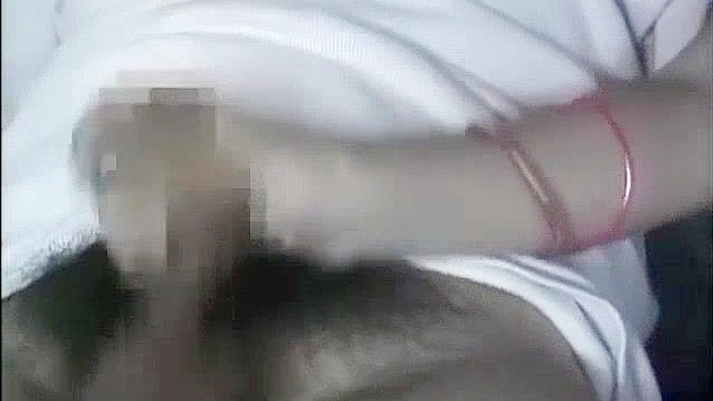 Crazy Slutty Japanese Handjob Ends in Fiery Cumshot Orgasm