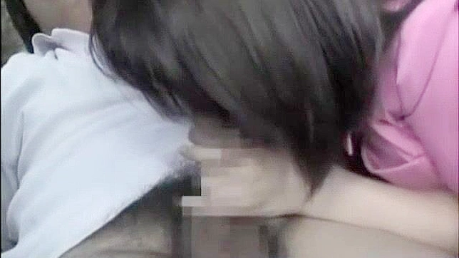 Crazy Slutty Japanese Handjob Ends in Fiery Cumshot Orgasm