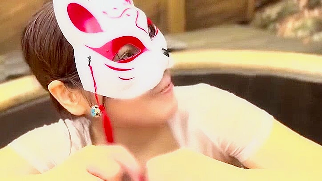 Jap Beauty's Big Tits Blowjob in Sexy Outdoor Action