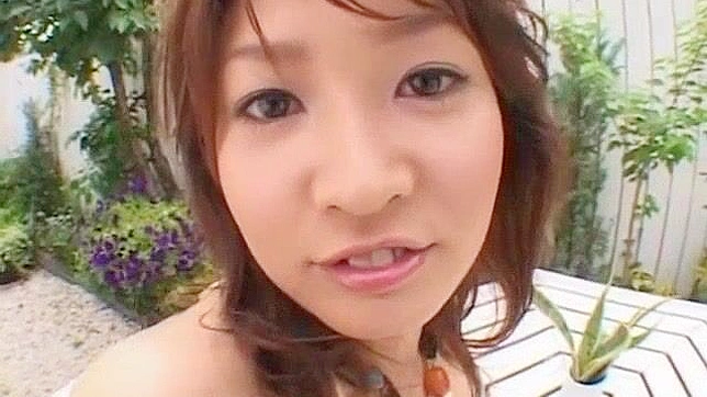 Rika Fujiwara Outdoors JAV Solo - Japanese Babe Shows Off Skills