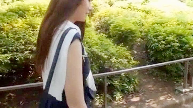 Seductive JAV Star Pleasures Herself Sensually on Screen