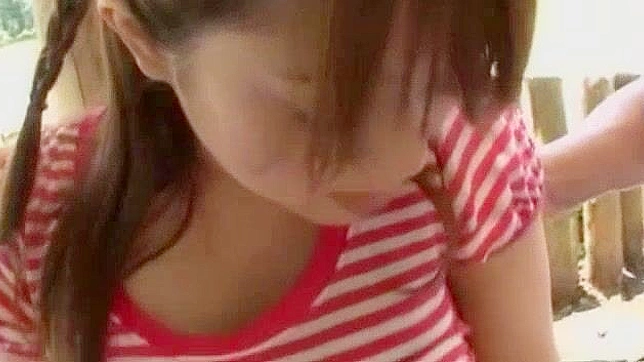 Sizzling Japanese Star Tempts Outdoors in Steamy JAV Scene