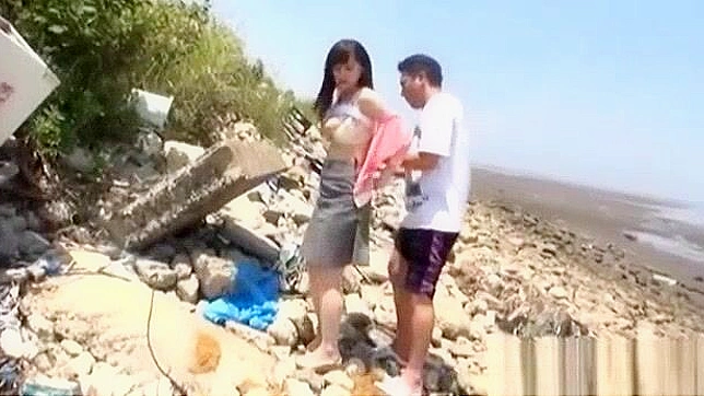 Ki Hanyuu & Hot Asian Chick Enjoy Steamy Outdoor Fuck Fest