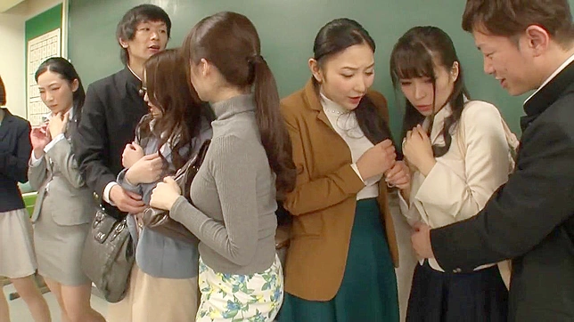 Lecherous Japanese MILF Satisfies Bullies with VaginalCum and Vibrating Pleasure