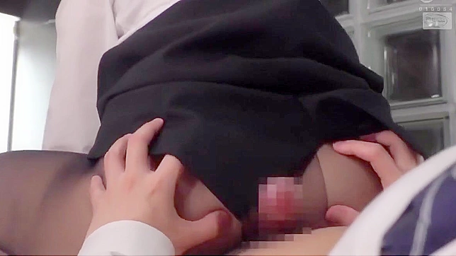 Slutty Japanese Coworker Fucked Hard On The Stairs