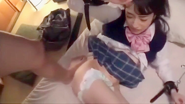 Hot Japanese MILF Cocksucking & Spread Wide for Cuckold Spy