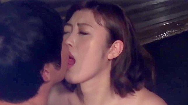 Enchanting Asian Brunette Kisses & Cheats with Hard Sex Acts