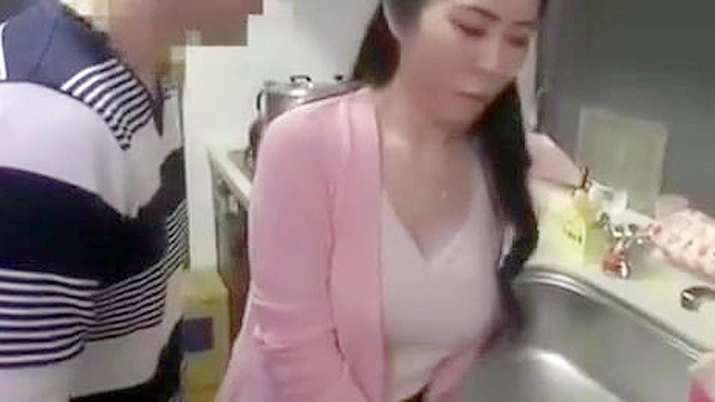 MILF JAV Star Seduces Stepson for Steamy Fuck Scene