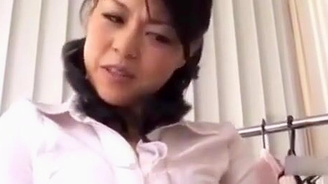 Horny Japanese Chick Karina Mikami Smokes & Bangs Hard!