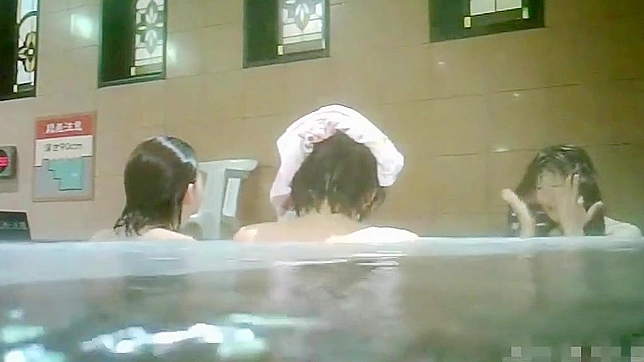 Seductive Japanese Women Relaxing at Erotic Hot Springs