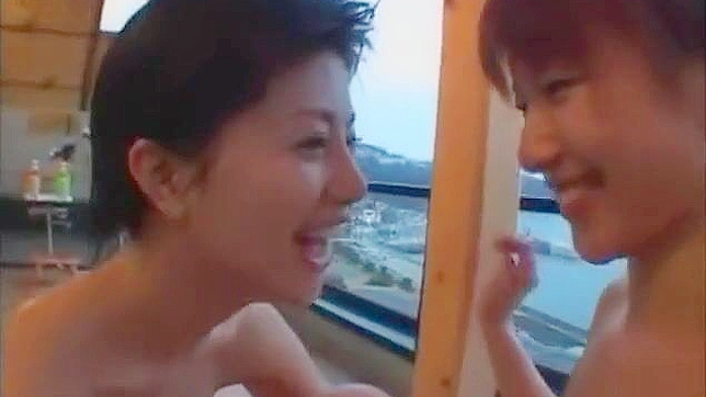 Steamy Japanese Beauties Bathe and Explore Each Other's Bodies