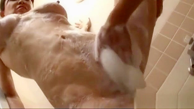 Mature Japanese Beauty Gets Soapy & Pussy Stimulation Delight