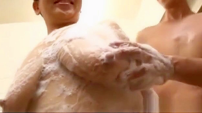 Mature Japanese Beauty Gets Soapy & Pussy Stimulation Delight