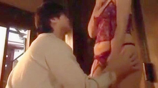 Seductive JAV Stepmom Tempts Stepson in Steamy Bath Encounter