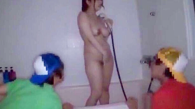 Rion Nishikawa Unleashed - Steamy Shower Fucking Showdown