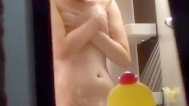 Seductive Japanese Goddess Pleasures Him in Hot Shower Playtime