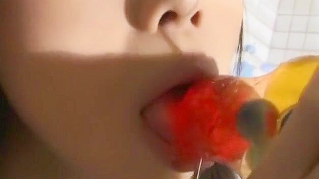 Seductive Japanese Temptress Teases in Tight Stockings for Pleasure