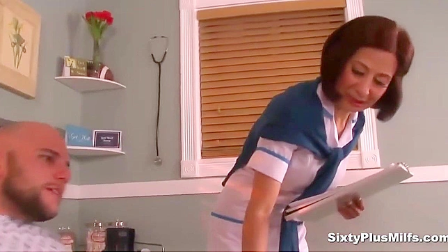 Luscious Asian Nurse Gives Hot Blowjob & Pussy Play