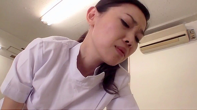 Seductive JAV MILF Nurse Gives Hot Handjob & Blowjob Delight