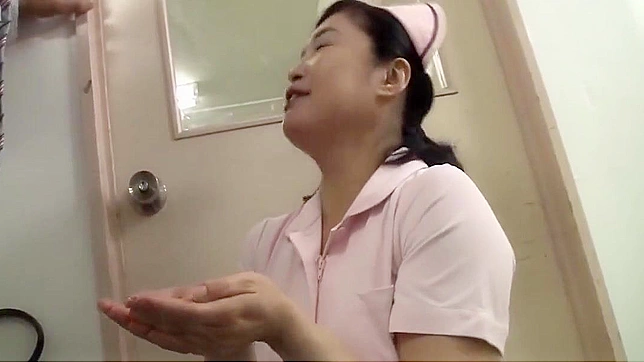 Hot Japanese Nurse Provides Tender Oral Care to Young Man's Dick