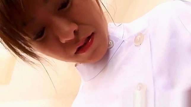 Seductive JAP Nurse Engages in Fiery 69 Action Live On Camera