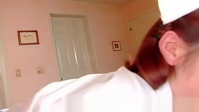 Japanese Nurse Reveals Her Pink Pussy for Hardcore Sex