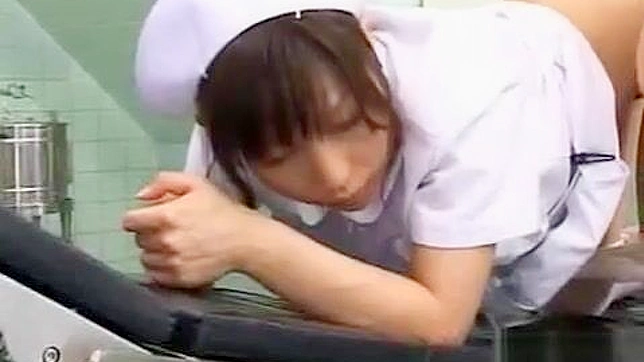 Sexy Japanese MILF Nurse Gets Anal with Coworker’s Dildo