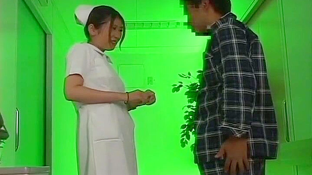 Seductive Japanese Nurse Reveals Forbidden Office Pleasure