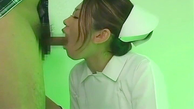 Seductive Japanese Nurse Reveals Forbidden Office Pleasure