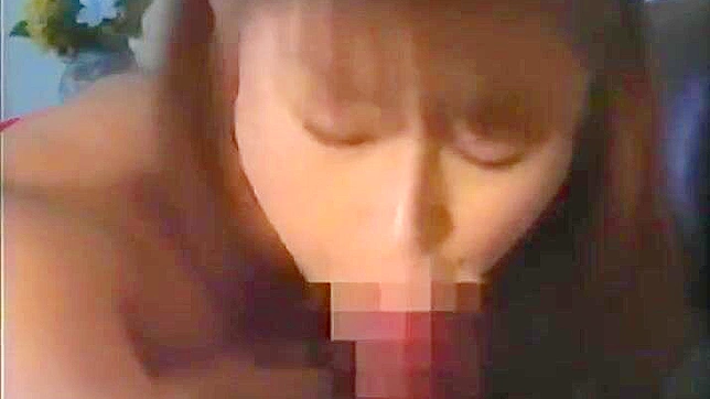 Hot Japanese Star in Red Lingerie Gets Roughly Fucked!