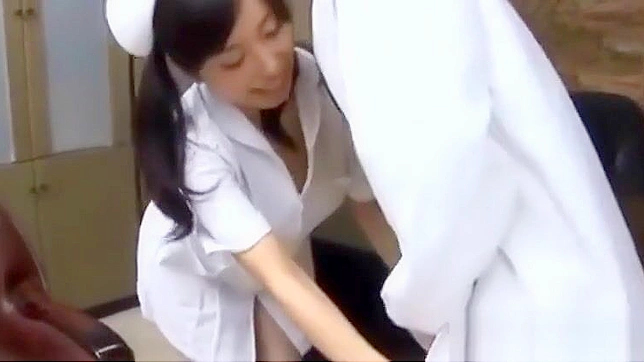 Lusty Asian Nurse Gives Sexy Blowjob & Satisfying Fuck