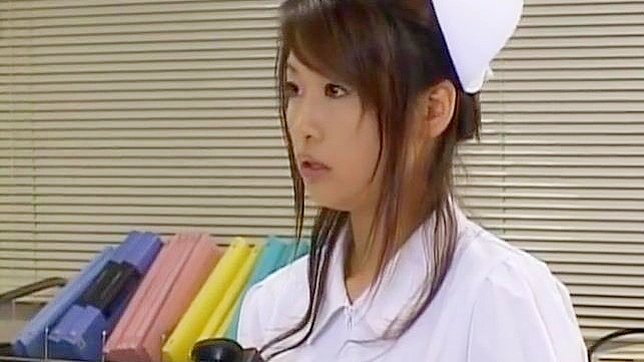 Sensual Nurses Yuki & Emiri Share Steamy Passionate Kisses