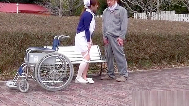Seductive JAV Nurse Takes It Outside for Passionate Action