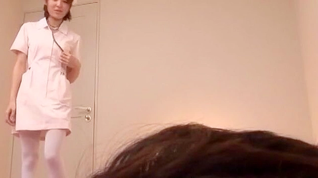 Seductive JAV Nurse With Fiery Red Hair Tempts & Teases