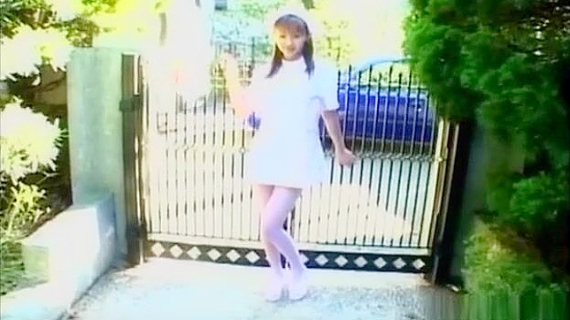 Japanese Nurse Tempts Him With Wet Panties For Quick Orgasm Thrill