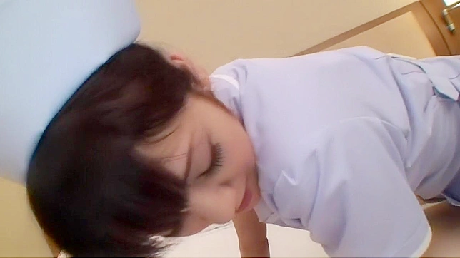 Seductive Japanese Nurse Gives a Mesmerizing Blowjob