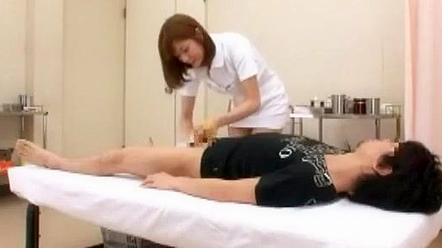 Yuma Asami Shows Off Her Luscious Titties in Sexy Nurse Scene