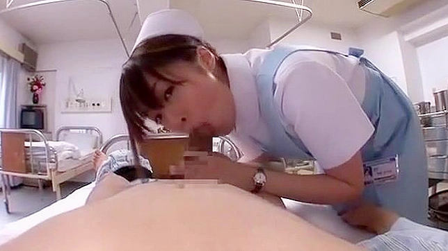 Seductive Japanese Nurse Enchants You In Hot POV Action