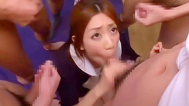 Seductive JAV Goddess Masters Blowjob & Endless Cum-Swallowing Skills