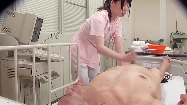 Seductive Japanese Nurse Gives Special Blowjob Treatment