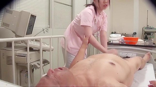 Seductive Japanese Nurse Gives Special Blowjob Treatment
