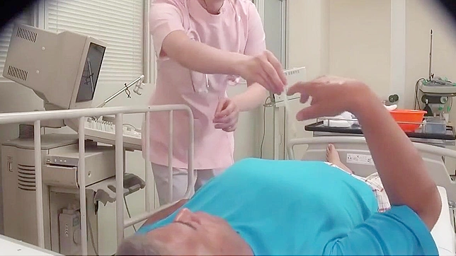Seductive Japanese Nurse Gives Special Blowjob Treatment