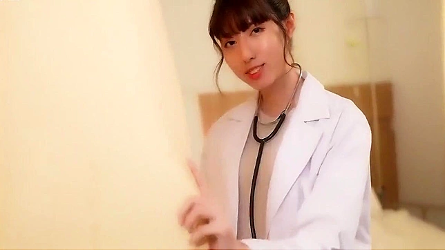 Seductive JAV Nurse in Tight Stockings Fucks Hungry Patient Hard