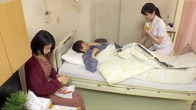 Naughty Nurse Tempts Her Man Right In The Hospital Ward~