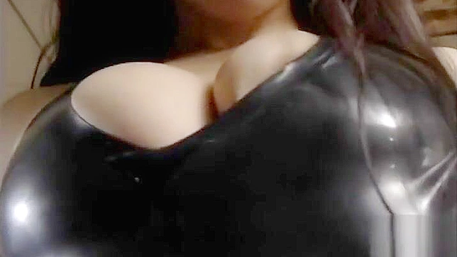 Seductive Nurse in Tight Latex Offers Deep Blowjob Delight
