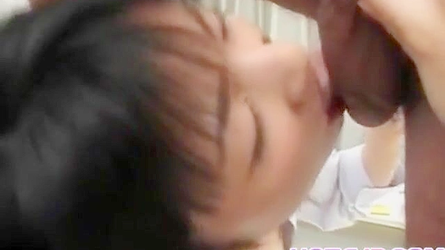 Nurse Saki Mutoh Gets Her Hairy Pussy fucked Hard & Filled Up
