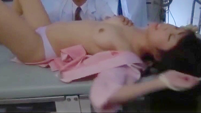 Seductive JAV Nurse in Uniform Tempts Patients Sexually